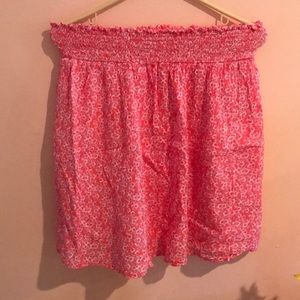 Pink floral Skirt